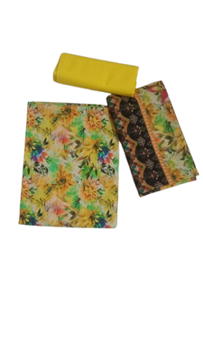 Unstitch Digital ari cotton three pcs for women_img_0