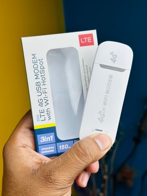 4G LTE WiFi Modem- Support All Bangladesh SIM Cards- White Color_img_2