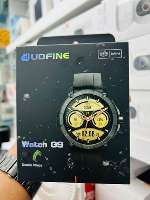 Udfine Watch GS 1.38″ HD Display Bluetooth Calling Alexa with GPS Smartwatch Double straps – Black Color_img_1