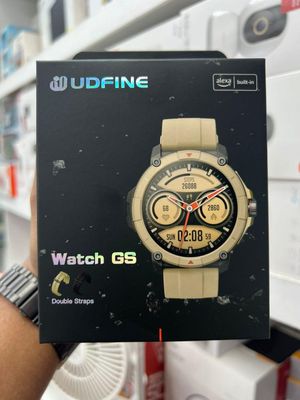 Udfine Watch GS 1.38″ HD Display Bluetooth Calling Alexa with GPS Smartwatch Double straps – Desert Yellow Color_img_1