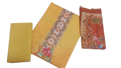 Unstitch Digital ari cotton three pcs for women_img_0
