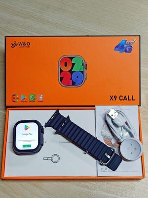 W&O Little Star X9 CALL 4G Android Smartwatch with Super AMOLED Display – 1GB/16GB – Black Color_img_0