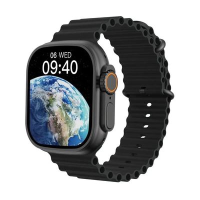 WiWu SW01 Ultra Bluetooth Calling Smart Watch- Black (IP68, Sports Modes, 2.1″ HD IPS)_img_0