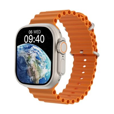 WiWu SW01 Ultra Bluetooth Calling Smart Watch- Orange (IP68, Sports Modes, 2.1″ HD IPS)_img_0