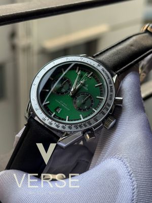 Omega Speedmaster 57 Green dial black belt_img_0