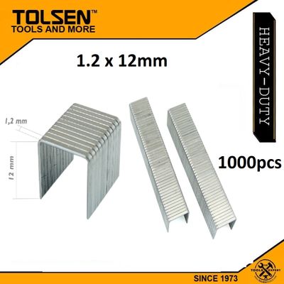 Tolsen 1000Pcs Staples Wire Refill (1.2 x 12mm ) Model: 43030_img_0