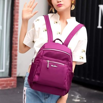 Nylon backpack durable wattetprouf casual soulder bag for smart girls_img_7