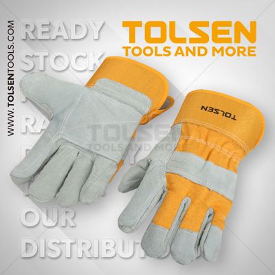 Tolsen Leather Working Gloves (01 pair) Model: 45024_img_0