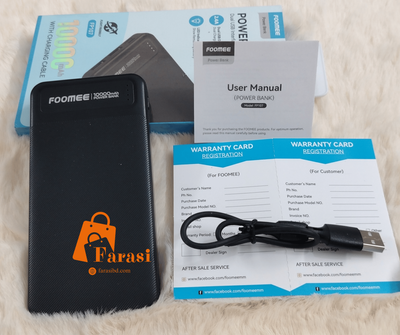 Foomee FP107 10000mAh Power Bank - Black_img_2