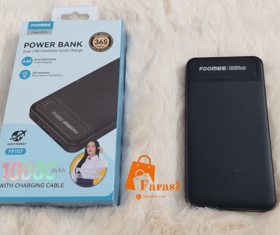 Foomee FP107 10000mAh Power Bank - Black_img_1
