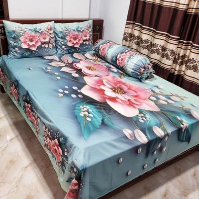Primium 3D Bedsheet Four Piece Set_img_11