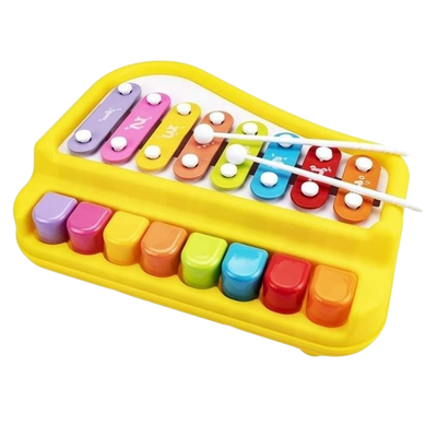 2 in 1 Piano Xylophone with 7 Keys_img_1