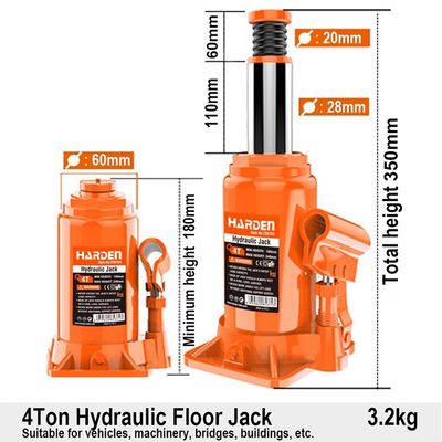 HARDEN Hydraulic Bottle Jack( 2 Ton |  3 Ton | 5 Ton | 10 Ton | 50 Ton ), Heavy Duty Car & Truck Lifting Jack; 730102_img_6