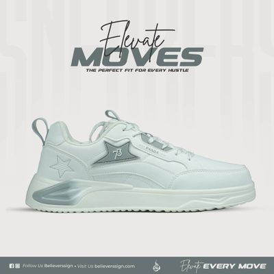 Premium Exclusive Sneakers : Y-251001 - White & Gray_img_0