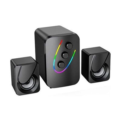 Havit SF140BT 2:1 Strong Bass Bluetooth Black Speaker_img_1