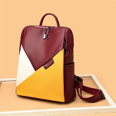 New backpack Fabric PU leather Available stock Size 14"/10"/6"_img_0