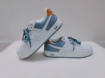 Nike Air Force Sneakers For Men-Blue_img_1