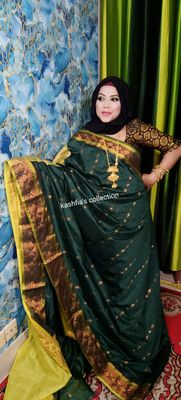 deep bottle green with niyon color contrast_img_0