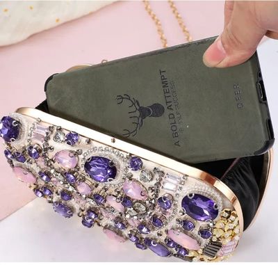 Big Stone Purse – Luxury Crystal Clutch_img_2