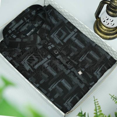 Jacquard Print Panjabi - 117_img_0