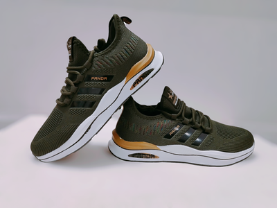 Panda Sneakers For Men-Olive_img_1
