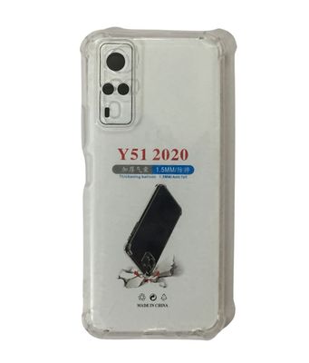 Vivo Y51 (2020)Transparent/Clear Soft silicone Phone Cover_img_0