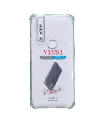 Vivo V15 Transparent/Clear Soft silicone Phone Cover_img_0