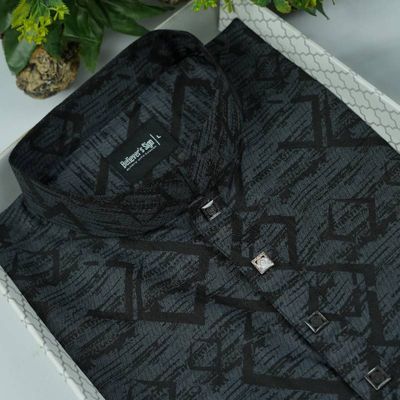 Jacquard Print Panjabi - 116_img_1