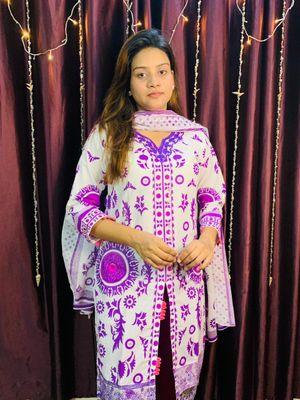 Coton dress whith skin print_img_1