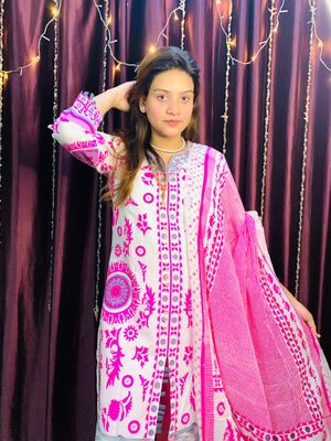 Coton dress whith skin print_img_4