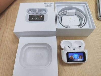 ANC Earbuds Touch Screen Display (White)_img_1