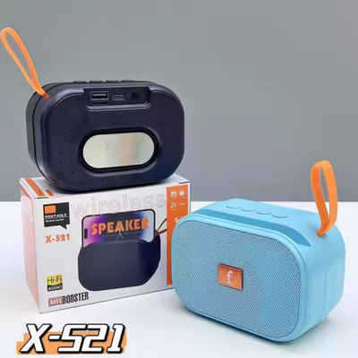 X-521 Bluetooth, USB, SD Card & FM Radio Supported Hi-Fi Audio Extra Bass Speaker_img_0