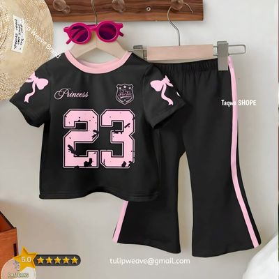 👑🔥Cute Comfort Premium Long T-Shirt Sets Princesses!👑_img_0