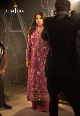 Asim Jofa - Embroidered Silk 3 Pcs_img_7