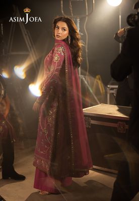 Asim Jofa - Embroidered Silk 3 Pcs_img_9