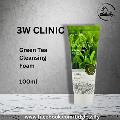 3W Clinic - Green Tea Cleansing Foam (100ml)_img_0