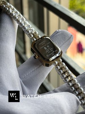 CHANNEL PEARL CHAIN GOLDEN CASE BLACK DIAL_img_3