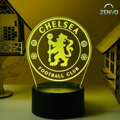 GearUP Acrylic Multicolor Night Lamp (Chelsea F.C.) Black_img_0