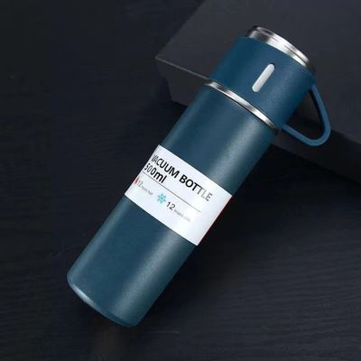 Premium Vacuum Flask Set – Insulated Water Bottle with 3 Cups for Hot and Cold Drinks_img_5
