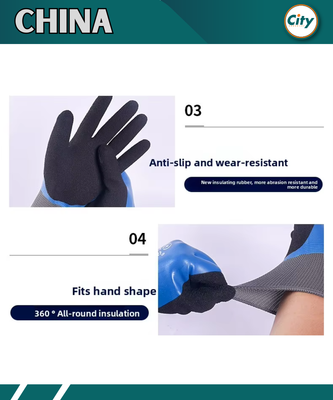 ১ জোড়া শক প্রুফ হ্যান্ড গ্লাভস ৪০০ ভোল্ট রেজিস্ট্যান্স ইলেকট্রিশিয়ান গ্লাভস_img_2