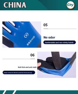 ১ জোড়া শক প্রুফ হ্যান্ড গ্লাভস ৪০০ ভোল্ট রেজিস্ট্যান্স ইলেকট্রিশিয়ান গ্লাভস_img_3