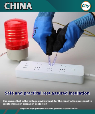 ১ জোড়া শক প্রুফ হ্যান্ড গ্লাভস ৪০০ ভোল্ট রেজিস্ট্যান্স ইলেকট্রিশিয়ান গ্লাভস_img_4