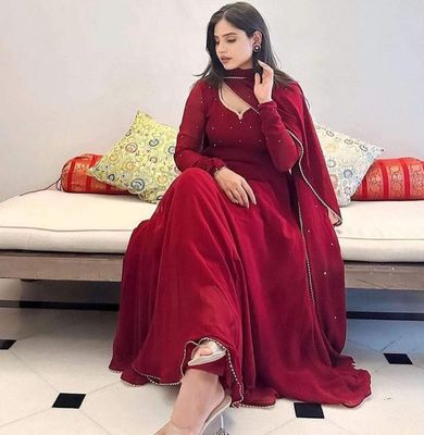 Georgette Anarkali Gown_img_0