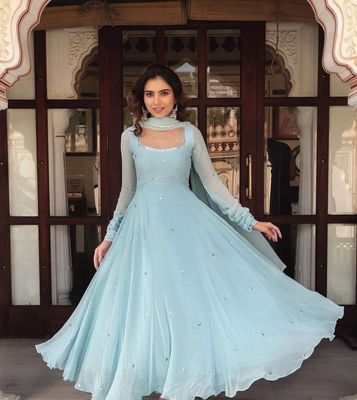 New Georgette Anarkali Gown_img_0