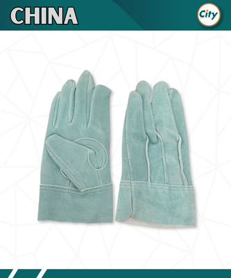 ১ জোড়া চামড়ার হ্যান্ড গ্লাভস উচ্চ তাপ প্রতিরোধ ও সুরক্ষার সর্ট হ্যান্ড গ্লাভস_img_1