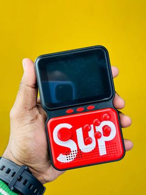 Sup M3 Video Games Consoles Retro Classic 900 Games In 1 Handheld Gaming Players Sup Console Game Box- Red Color_img_1