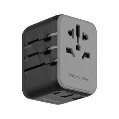 Momax 1-World 20W 3-Port+AC Travel Adapter (UA11)_img_2