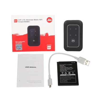 Advanced Mobile Wi-Fi Hotspot Pocket Router - Jio WD680+ LTE_img_3
