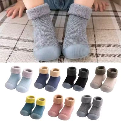 Baby Anti-Slip Soft Sole Warm Socks Shoes | First Walker Cotton Shoes (0– 24 Months)_img_0