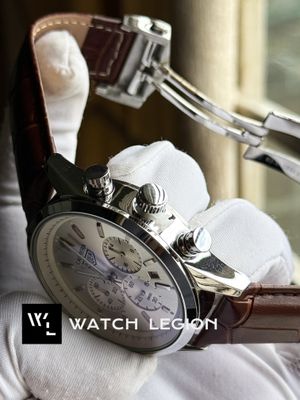TAG BELT 3 CHRONO SILVER BODY BROWN BELT, WHITE DIAL_img_2